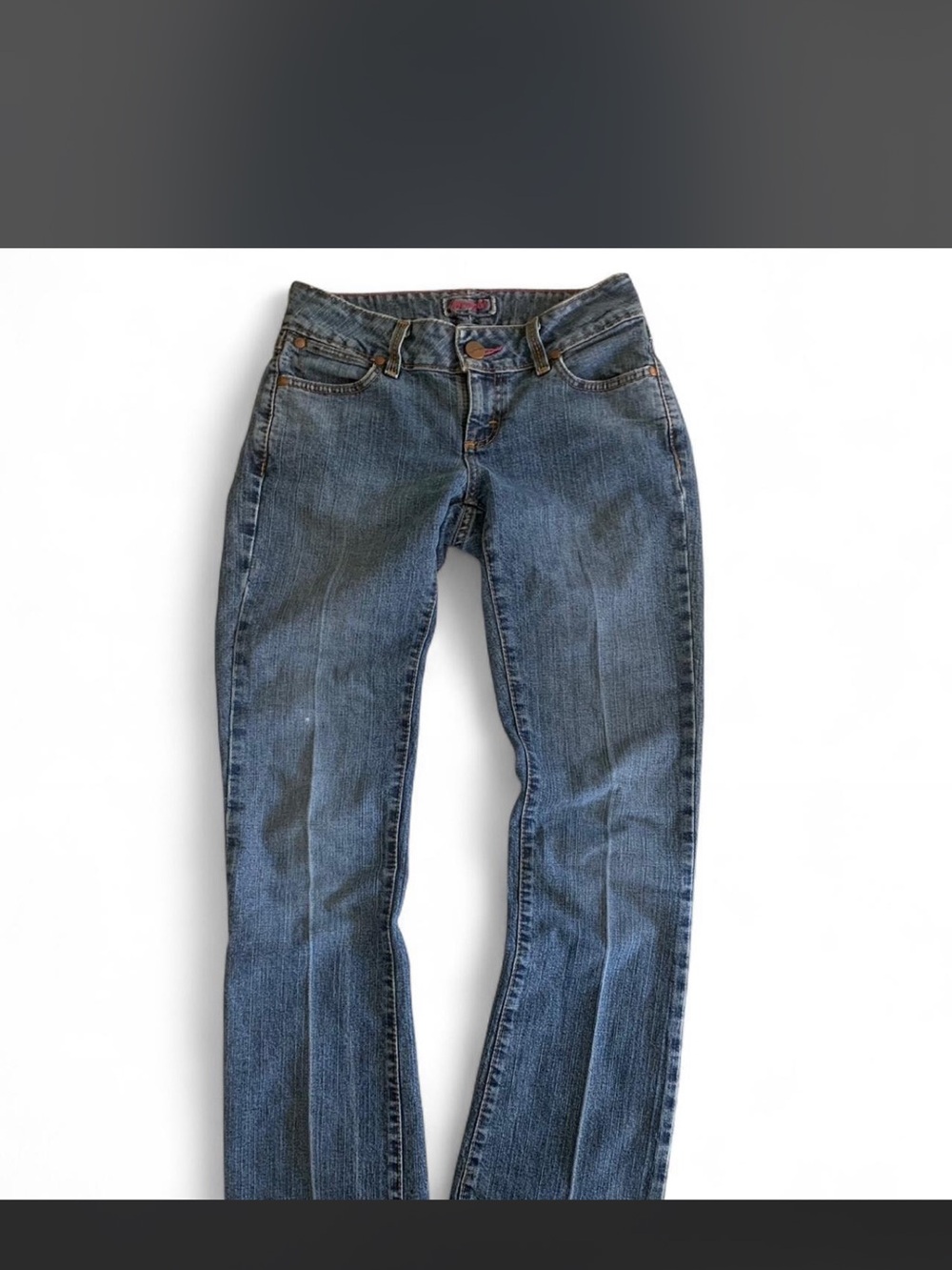 Wrangler Women's Straight Leg Jeans in Medium Blue Wash